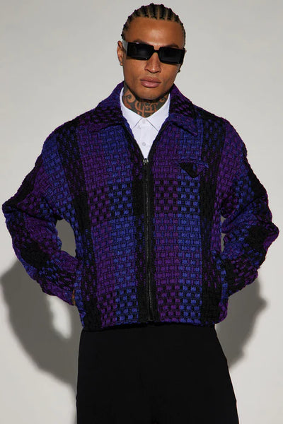 Tagliatore Beverly tweed jacket - Purple