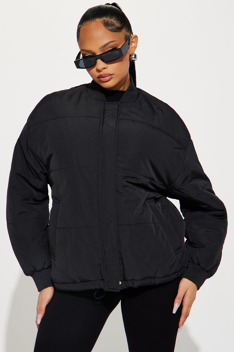 Riley Quilted Bomber Jacket - Black | Fashion Nova, Jackets & Coats ...