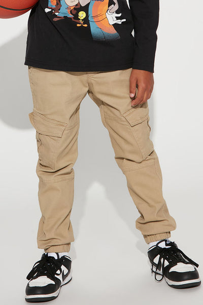 Mini Game Strong Cargo Joggers - Taupe