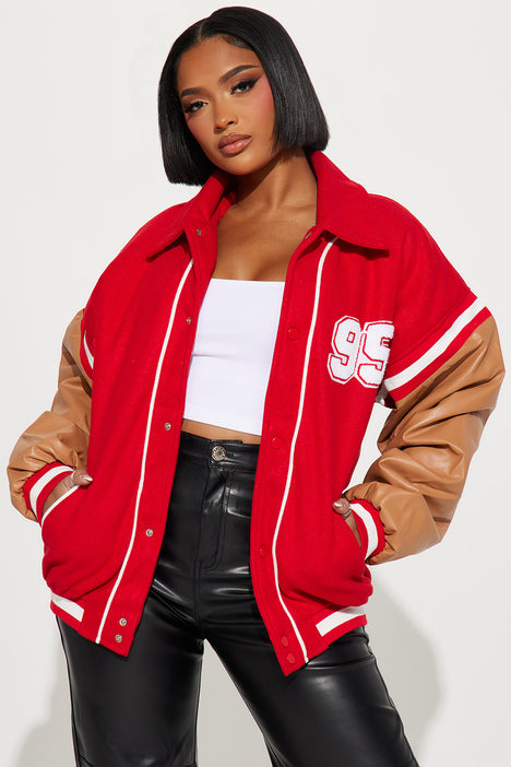 Red Varsity Jacket - Buy Online | Jackets & Blazers | Zalando