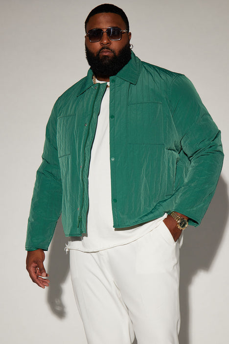 Warren Nylon Jacket - Kelly Green