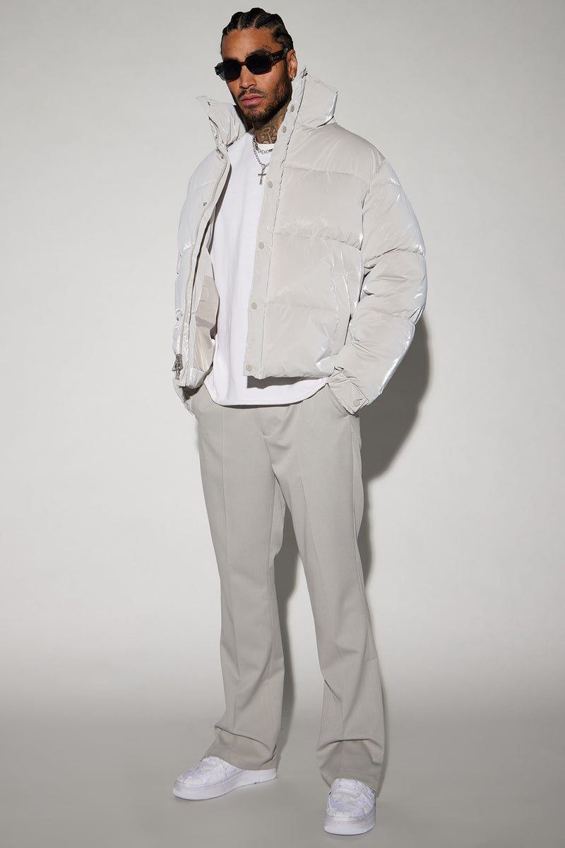 Garvey Puffer Jacket - Grey | Fashion Nova, Mens Outerwear | Fashion Nova