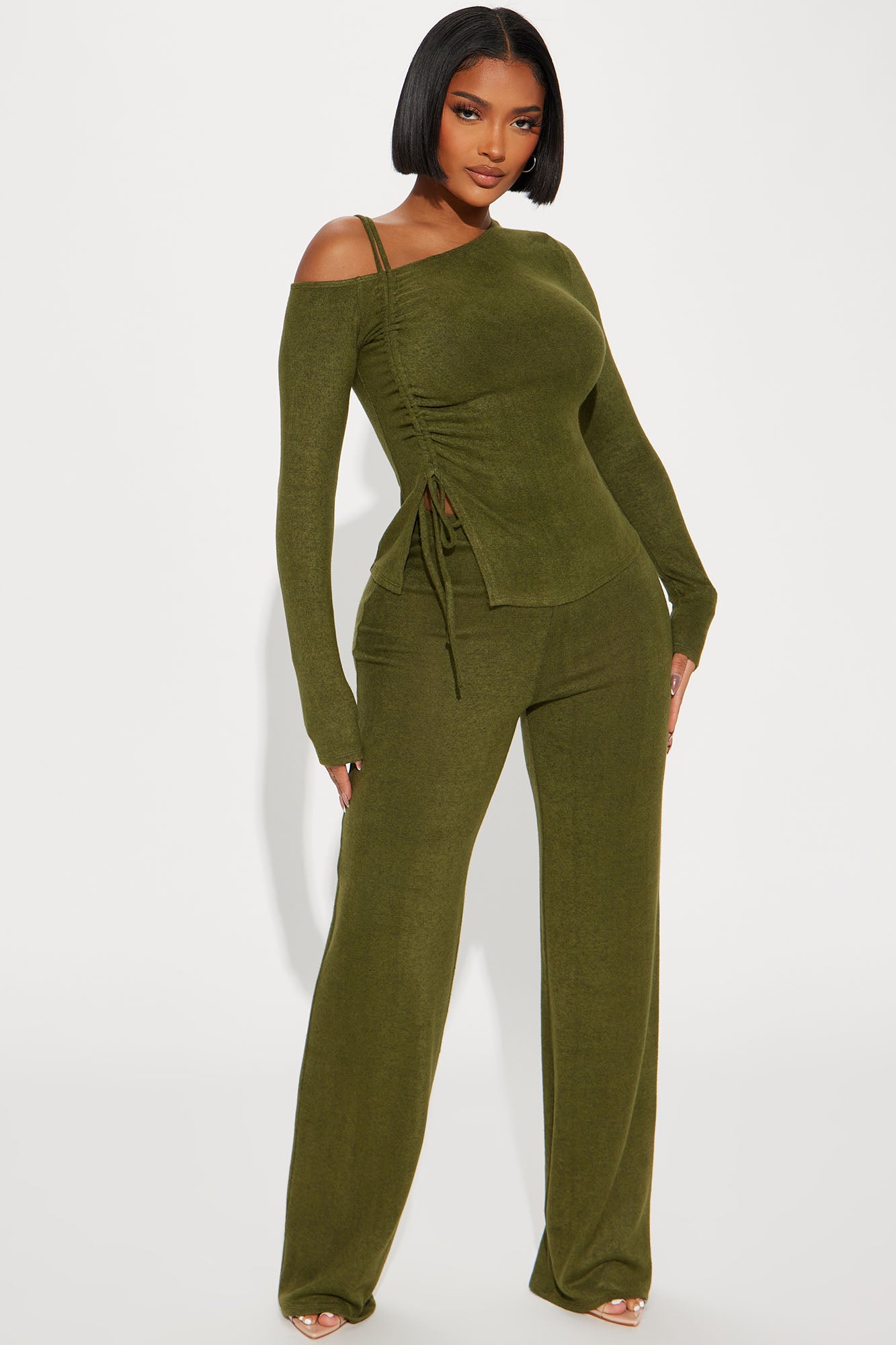 Another Dream Pant Set - Olive, Fashion Nova, Matching Sets
