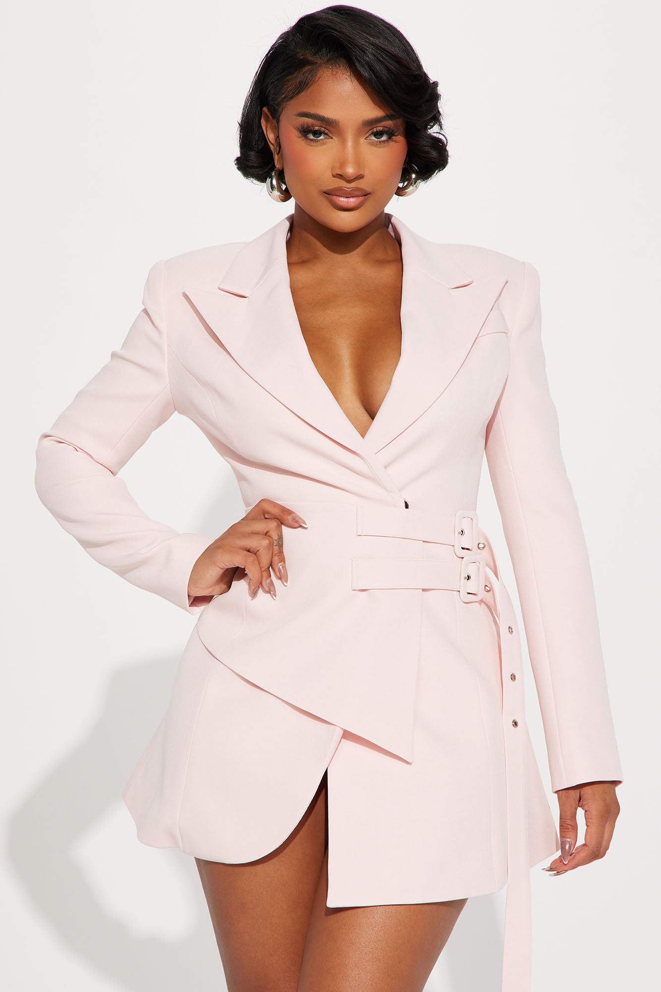 Blush hot sale blazer dress