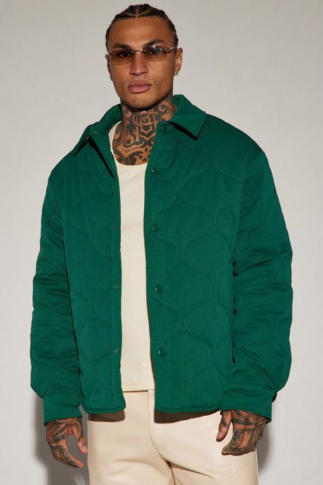 Quilted Puffer Shacket
