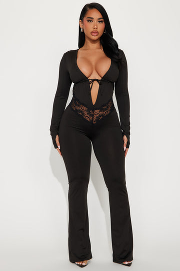 Bali Crochet Jumpsuit Coverup - Black – Trendy and Tipsy