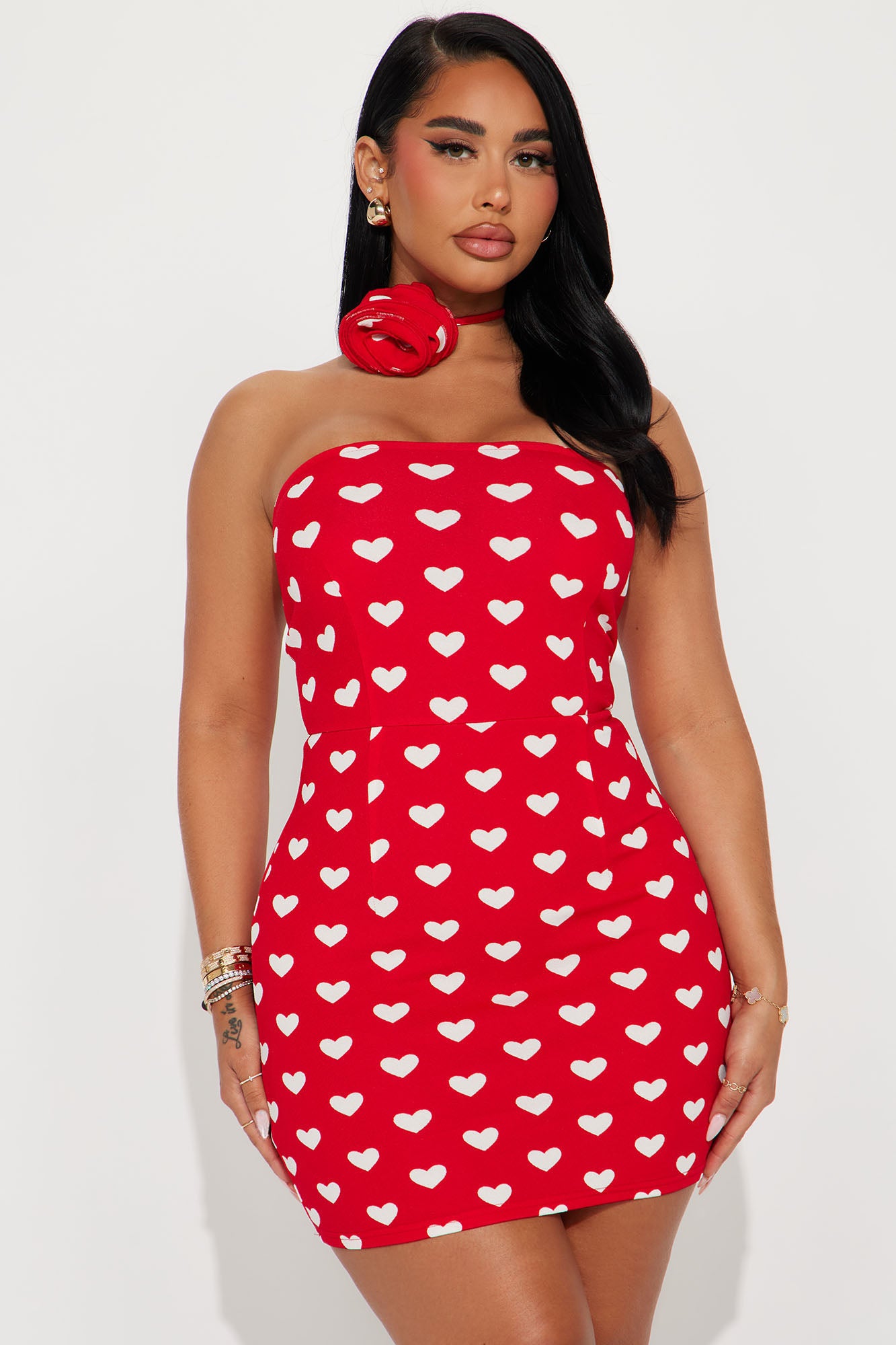 Steel Your Heart Mini Dress - Red/White | Fashion Nova, Dresses | Fashion  Nova