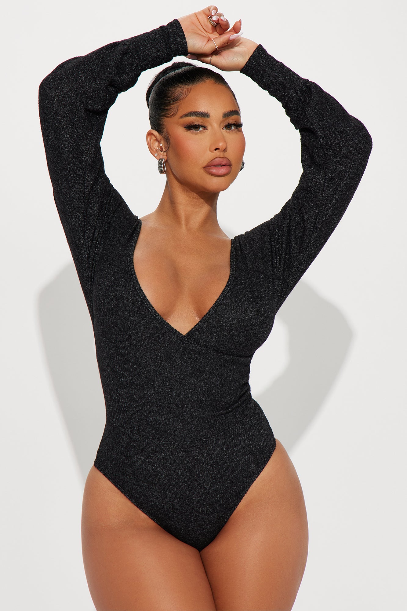 Jenesis Bustier Bodysuit - Black, Fashion Nova, Bodysuits