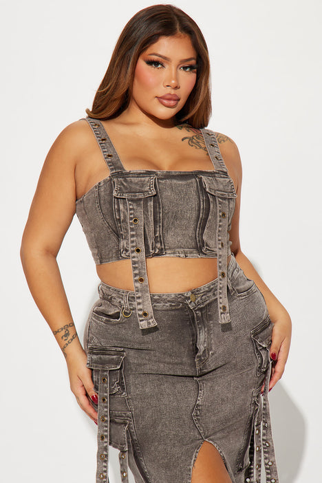 Plus Size Denim With Mesh Tiered Flare – BPosh Beauty Bar & Boutique