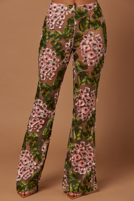  ENVY BODY SHOP Women's Spandex Leggings S Floral Print