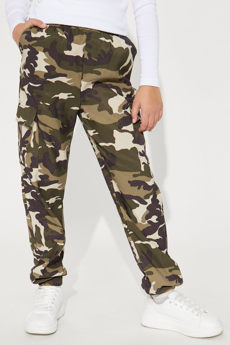 Mini Wide Leg Ripstop Camo Pants - Camouflage | Fashion Nova, Kids ...