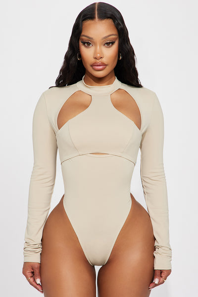 Just Enough Seamless Bodysuit - Black