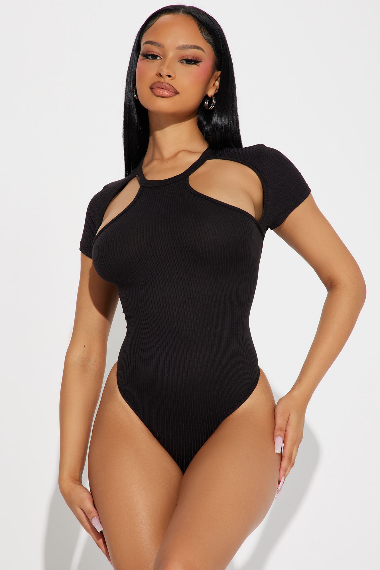 Make It Last Cami Bodysuit - Black - $23