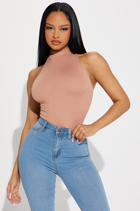Kendall Seamless Bodysuit - Taupe