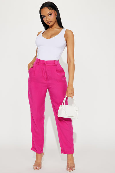 A Different Galaxy Faux Leather Pant 29 - Pink