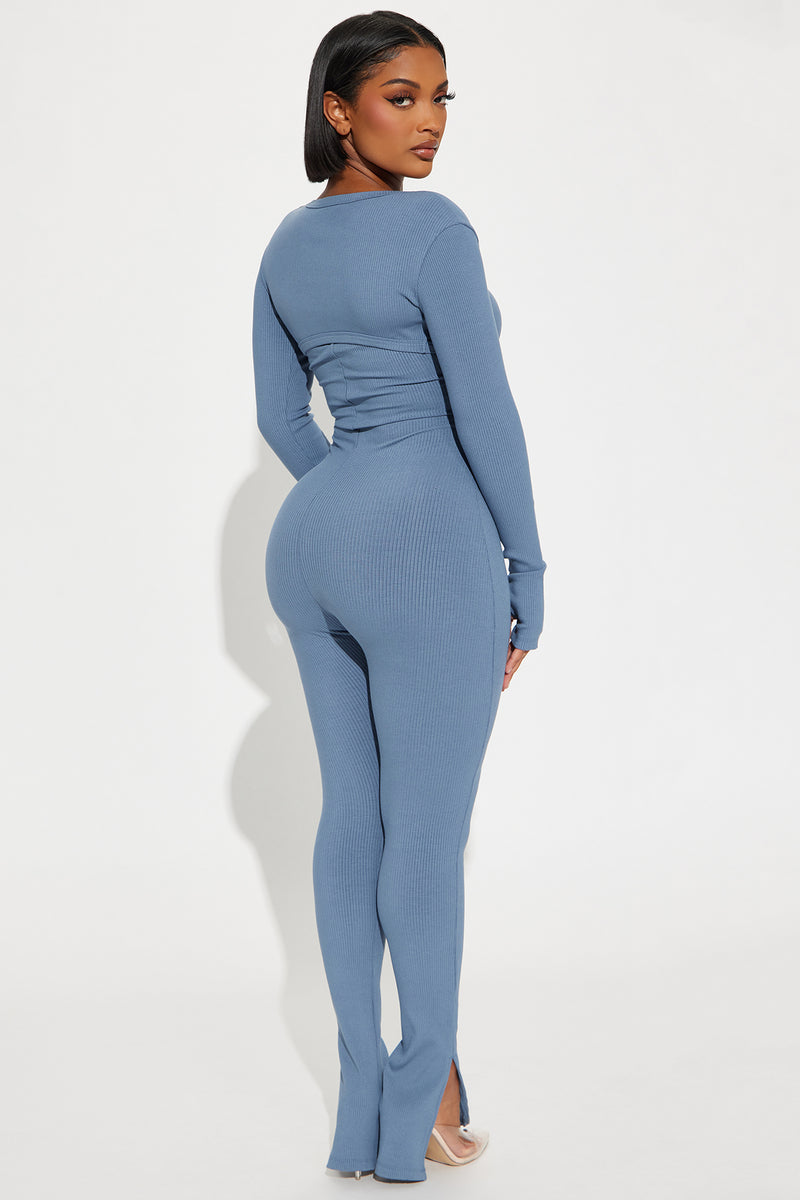 Jeanette Snatched Jumpsuit Set - Charcoal | Fashion Nova, Jumpsuits ...