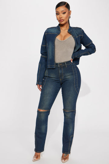 Precious Fit High Waisted Jean - Dark, Fashion Nova, Jeans