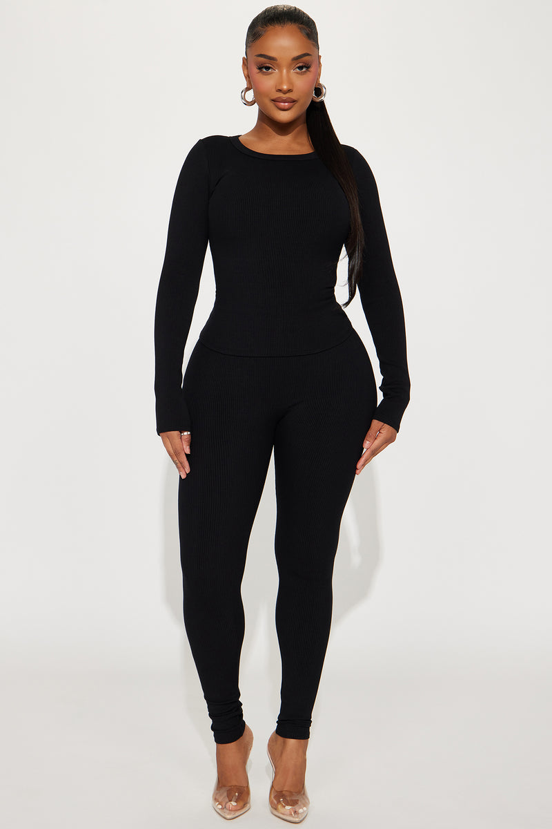 Braelynn Snatched Pant Set - Black | Fashion Nova, Matching Sets ...