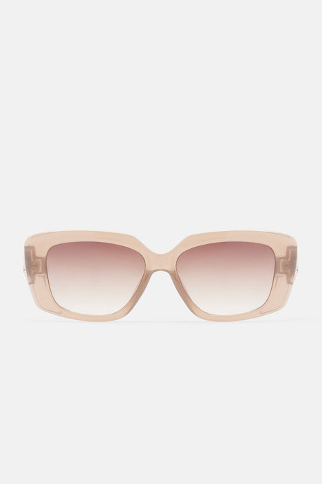 Women's Rich Wifey Sunglasses in Taupe by Fashion Nova | Fashion Nova
