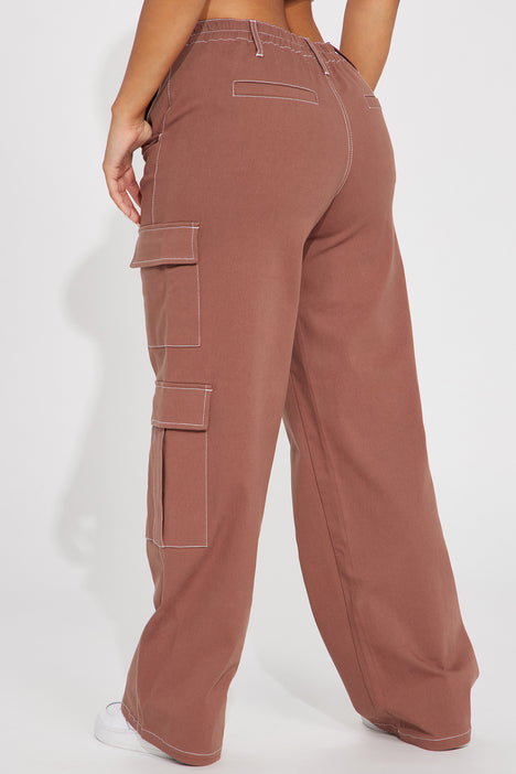 Set In Stone Cargo Pant - Brown