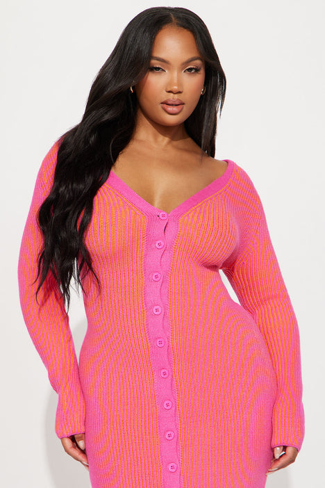 Coco Pink Sweater Dress – 1 Happy Girl