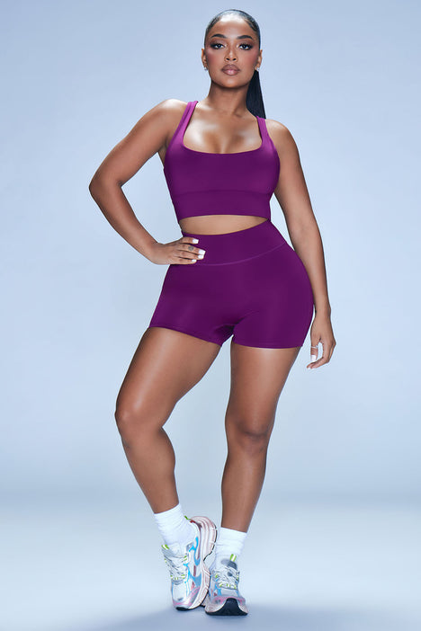 Yoga Outfits for Women 2 Piece Set, Seamless Yoga High Waist Leggings with  Sports Crop Top Bra Gym Clothes Setlight Purple-L : : Clothing,  Shoes & Accessories