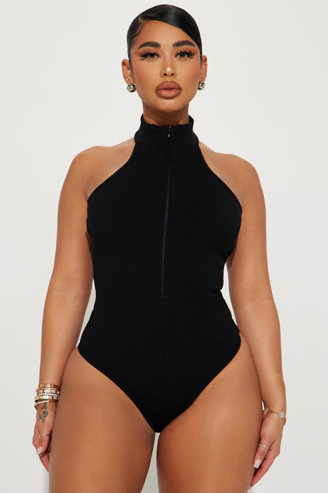 Snatched Zip Up Body Suit