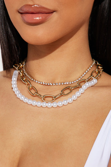 Novia Chain Necklace, Silver – True By Kristy