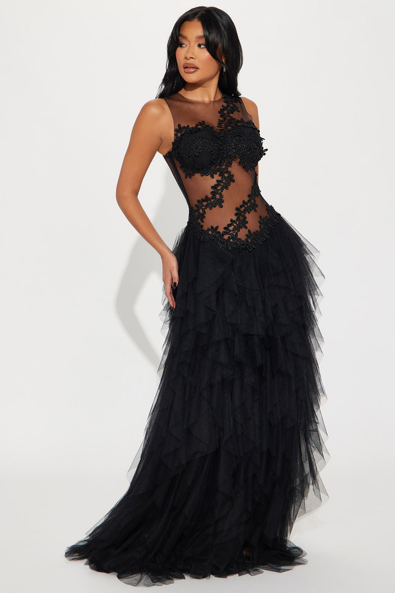 Kendra Gown - Black | Fashion Nova, Dresses | Fashion Nova