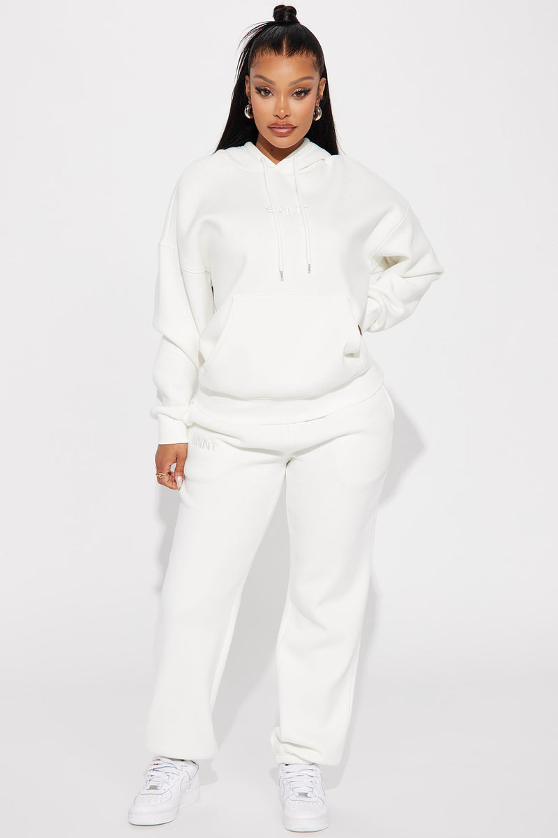 Saint Sweatpant Set - Off White | Fashion Nova, Matching Sets | Fashion ...