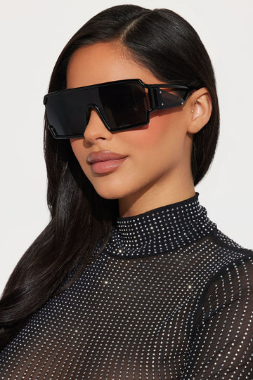Sport Performance Sunglasses - Black/combo, Fashion Nova, Sunglasses
