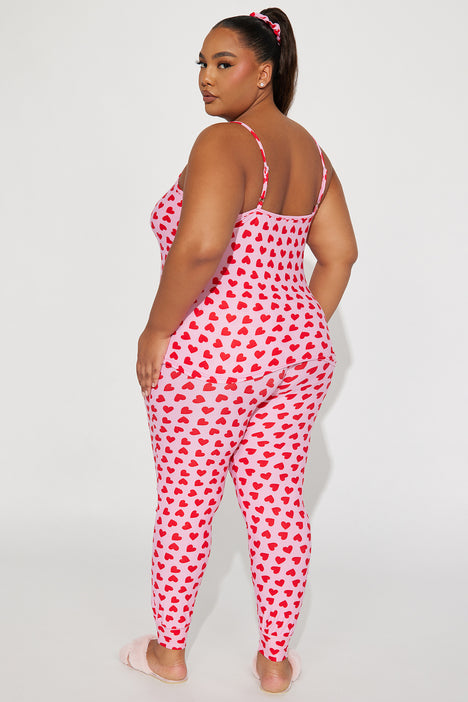 It's All Love 3 Piece PJ Jogger Set - Pink/combo, Fashion Nova, Lingerie &  Sleepwear