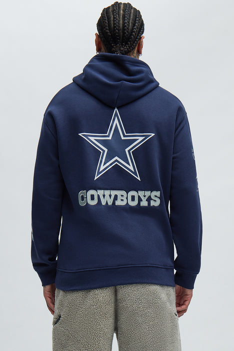 New Era NFL Team Apparel Dallas Cowboys Football Men's Hoodie Navy Blue M  or L