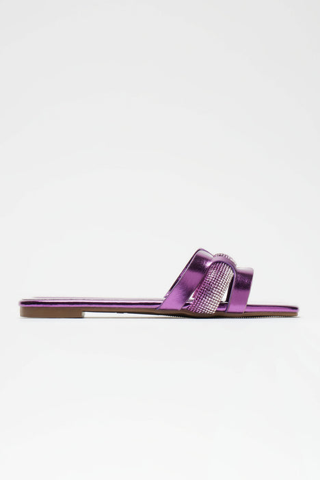 Casual Wear Ladies Purple Flat Sandal, Size: 4 at Rs 180/pair in Kanpur |  ID: 26540683088