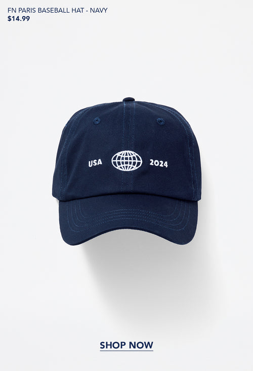 FN PARIS BASEBALL HAT - NAVY - 7.16.24 JRS BANNER