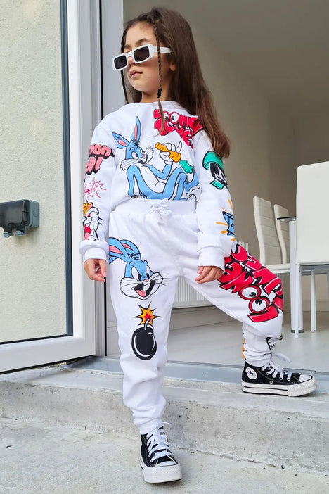 Mini Mickey Mouse Embroidered Fleece Jogger Set - Black, Fashion Nova,  Kids Sets