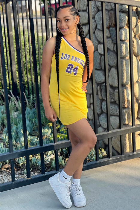 Laker' Jersey Dress Yellow