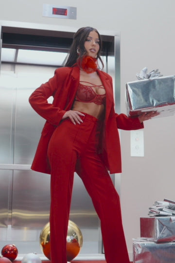 Dreamy Moments Blazer Set - Red  Fashion Nova, Matching Sets