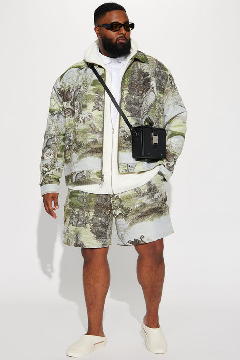 Louis Vuitton Jacquard Camo Fleece Blouson Review#shorts 