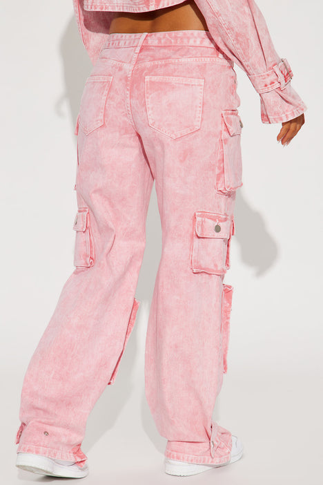 Dreamy Cargo Pants (Hot Pink)