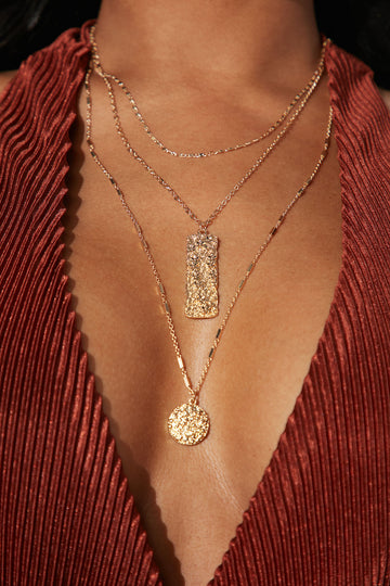 Image of Three For You Layered Necklace - Gold