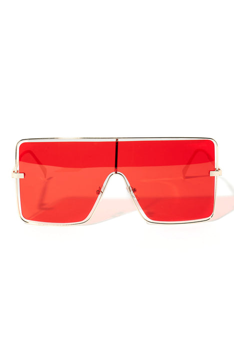 She's Far Out Sunglasses - Red