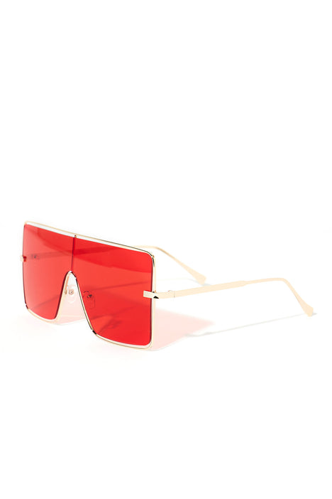 She's Far Out Sunglasses - Red