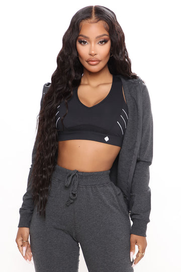 Latest And Greatest French Terry Jogger - Charcoal, Fashion Nova, Pants