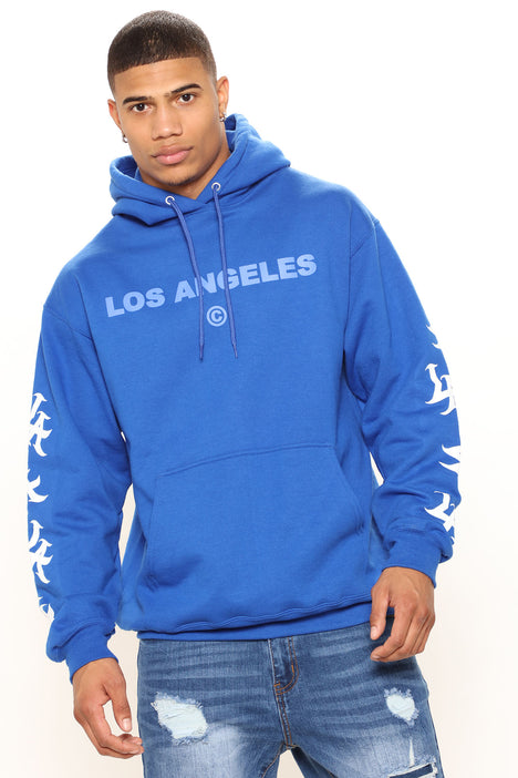 Los Angeles Apparel Men's Zip Up Hooded Sweatshirt