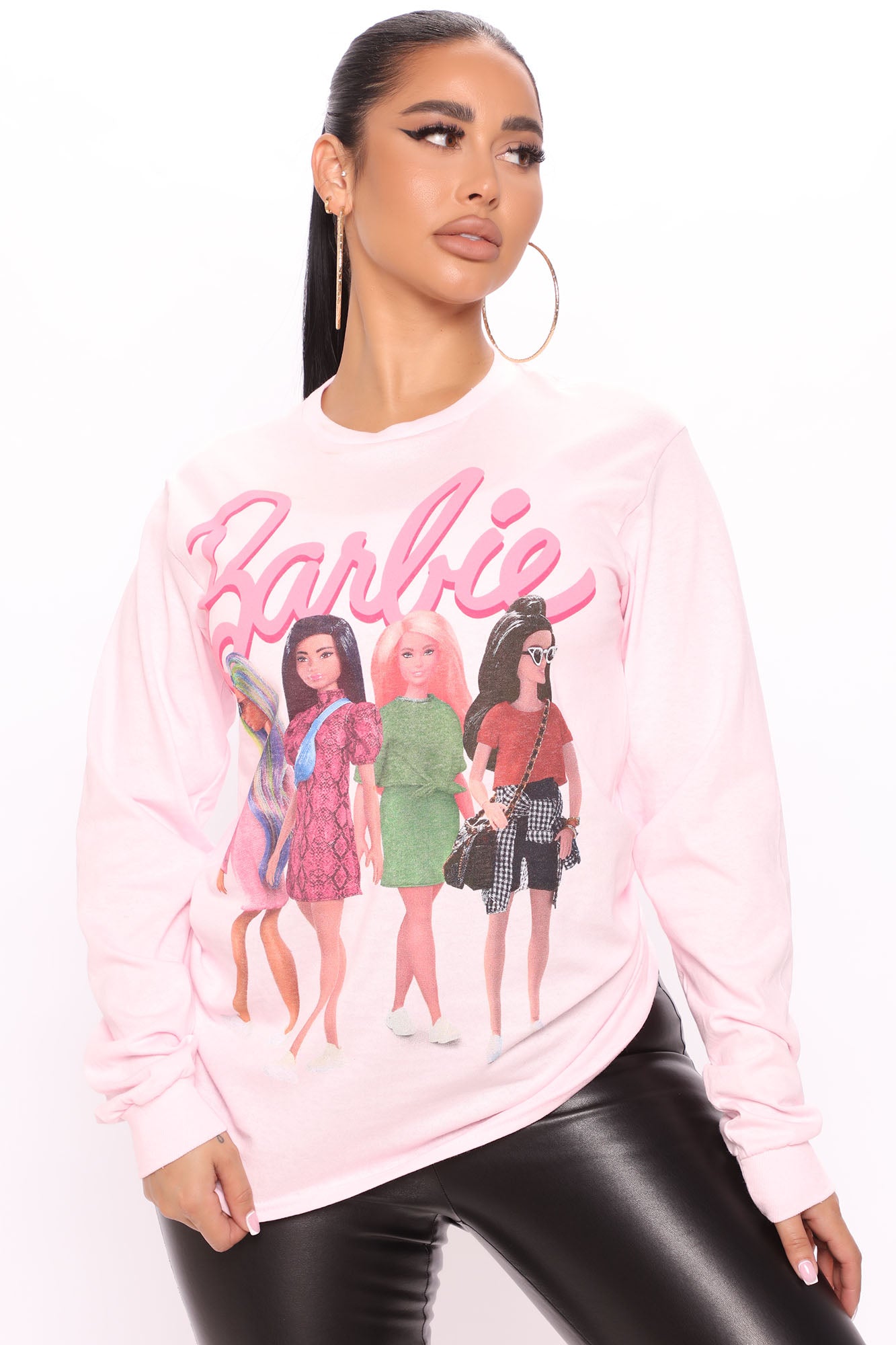 Bratz Baseball Jersey Top - Pink, Fashion Nova, Screens Tops and Bottoms