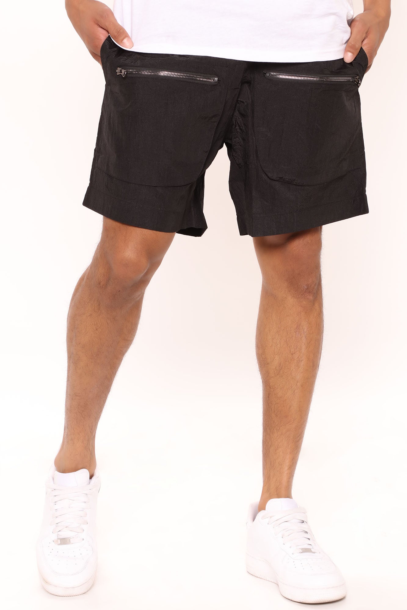 Nylon Utility Shorts - Black | Fashion Nova, Mens Shorts | Fashion