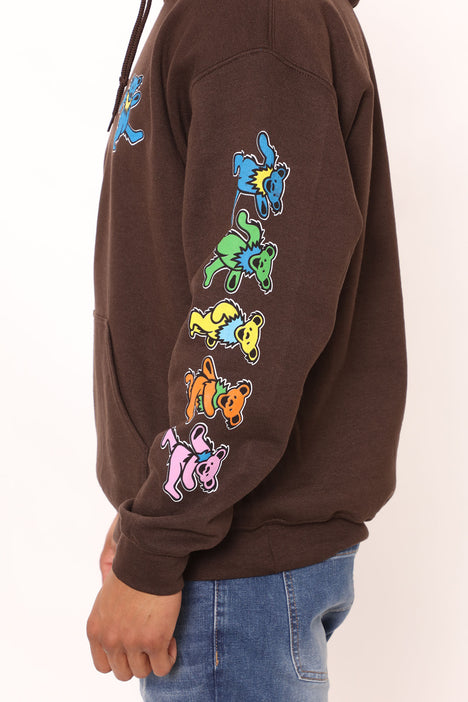 Grateful Dead Dancing Bear Hoodie Sweatshirt