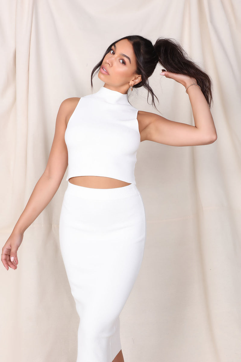 Naomi Knit Skirt Set - Off White | Fashion Nova, Nova Vintage | Fashion ...