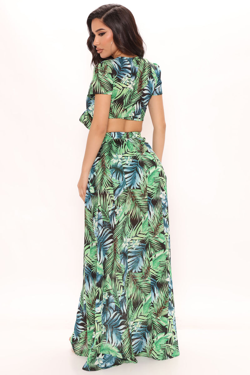 Maverick Maxi Skirt Set - Green | Fashion Nova, Matching Sets | Fashion ...